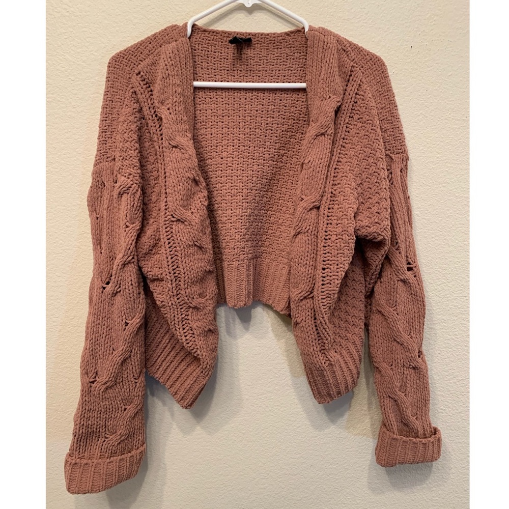 High/low knitted cardigan - Picture 3 of 3
